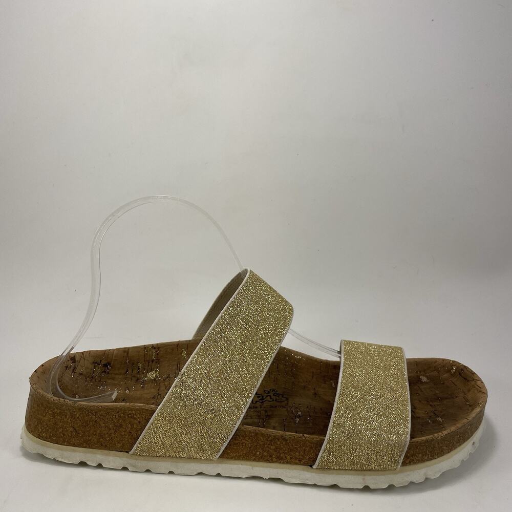 Birkenstock Women's Gold Glitter Two-Strap Sandal